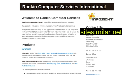Rankincomputerservices similar sites