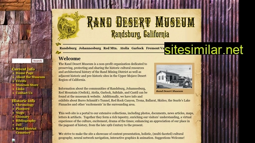 Randdesertmuseum similar sites