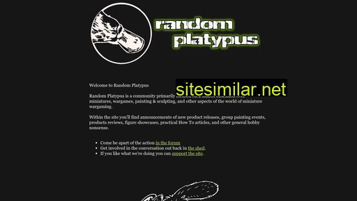 randomplatypus.com alternative sites