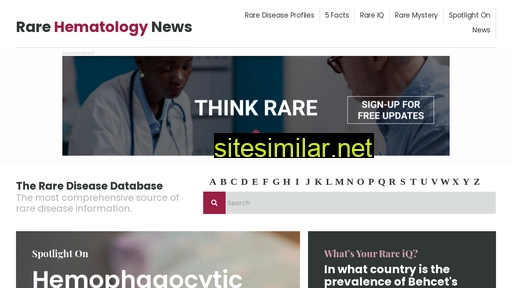 Rarehematologynews similar sites