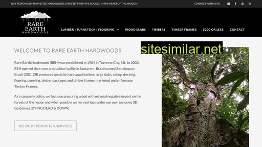 Rare-earth-hardwoods similar sites