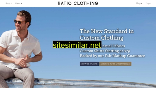 ratioclothing.com alternative sites