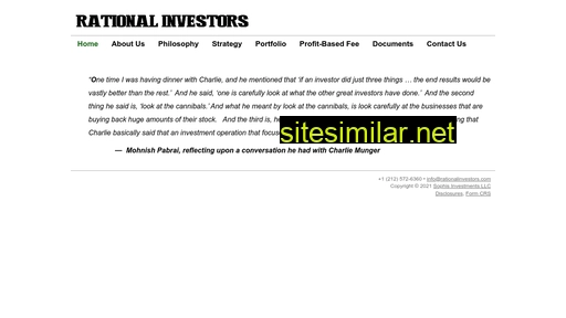 Rationalinvestors similar sites
