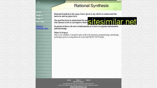 rationalsynthesis.com alternative sites