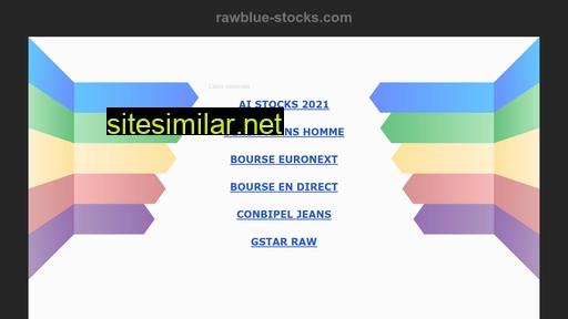 Rawblue-stocks similar sites