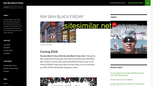 raybansblackfriday.com alternative sites