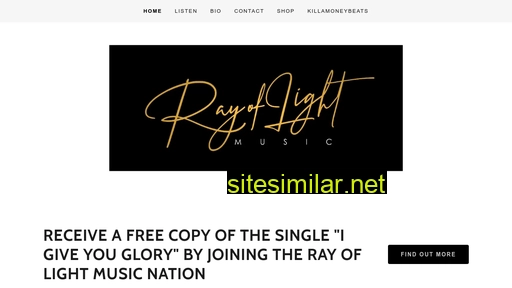 rayoflightmusic.com alternative sites