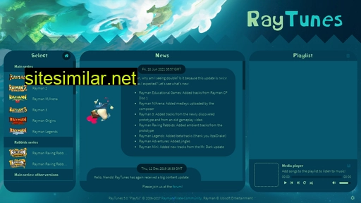raytunes.raymanpc.com alternative sites