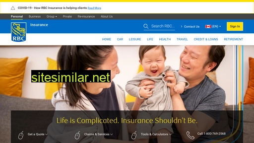 rbcinsurance.com alternative sites