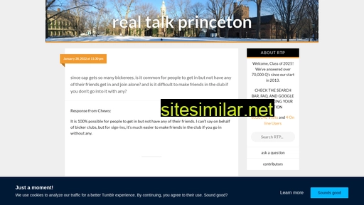 Realtalk-princeton similar sites