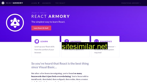 reactarmory.com alternative sites