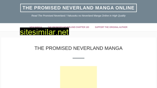 Read-the-promised-neverland-manga similar sites