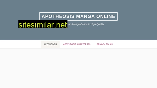 readapotheosis.com alternative sites