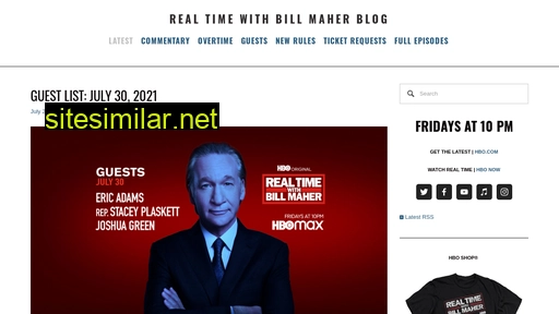 real-time-with-bill-maher-blog.com alternative sites