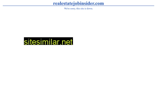 realestatejobinsider.com alternative sites