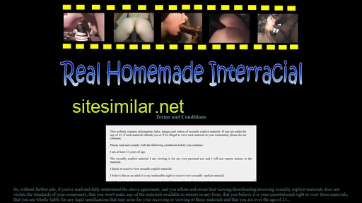 Realhomemadeinterracial similar sites