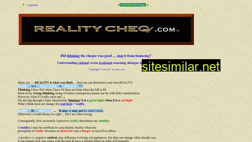 realitycheq.com alternative sites