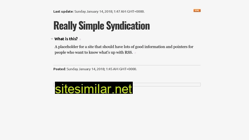 reallysimplesyndication.com alternative sites
