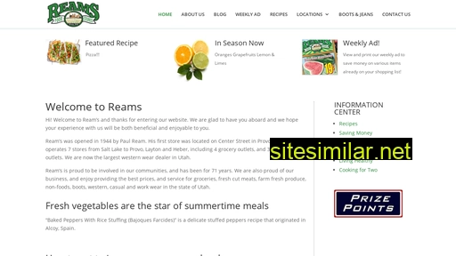 reamsfoods.com alternative sites