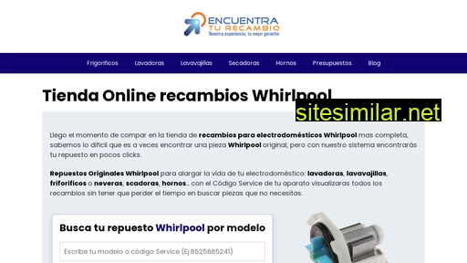 recambios-whirlpool.com alternative sites