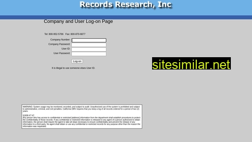 recordsresearch1.com alternative sites