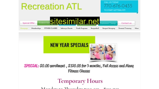recreationatl.com alternative sites