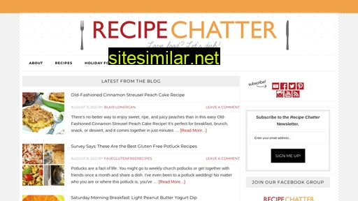 recipechatter.com alternative sites