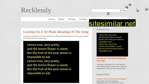 recklessly-crafty.blogspot.com alternative sites