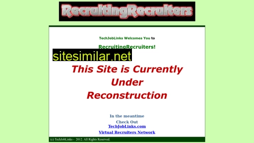 recruitingrecruiters.com alternative sites