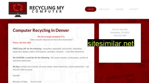 recyclingmycomputer.com alternative sites