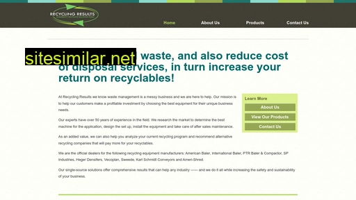 recyclingresults.com alternative sites