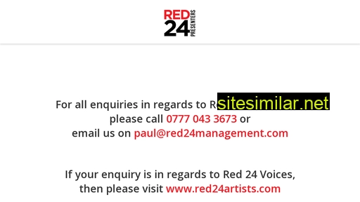 red24presenters.com alternative sites