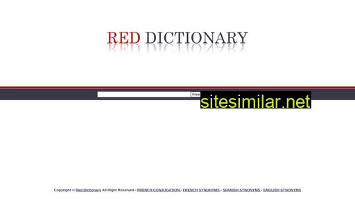 red-dictionary.com alternative sites