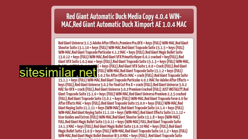 red-giant-automatic-duck-full.blogspot.com alternative sites