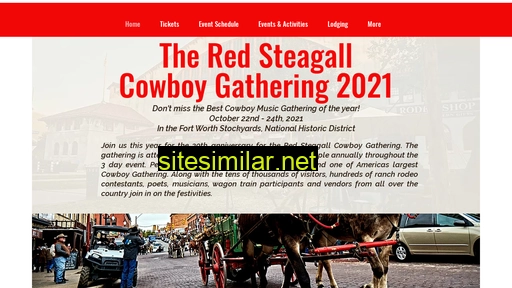 redsteagallcowboygathering.com alternative sites