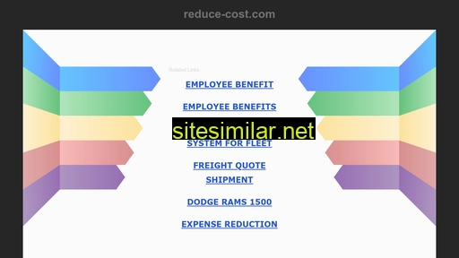 Reduce-cost similar sites