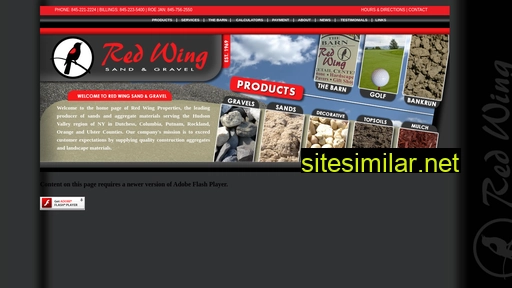 redwingsandandgravel.com alternative sites
