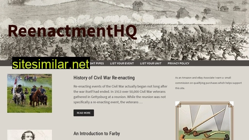 reenactmenthq.com alternative sites