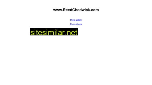 Reedchadwick similar sites