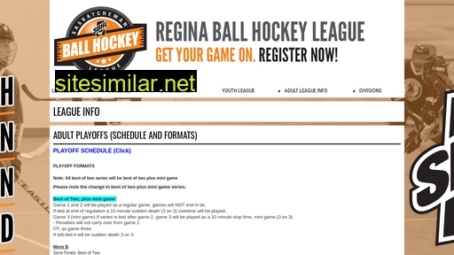 reginaballhockey.com alternative sites