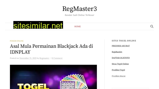 Regmaster3 similar sites