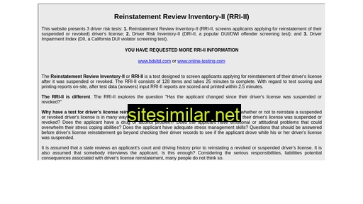 reinstatement-review-inventoryii.com alternative sites