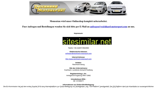 reichhard-motorsport.com alternative sites