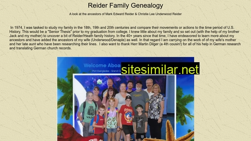 reiderfamily.com alternative sites