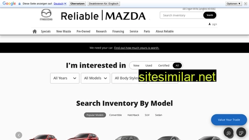 reliablemazda.com alternative sites
