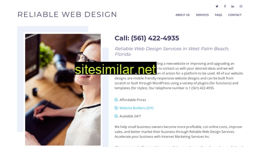 Reliablewebdesignservices similar sites