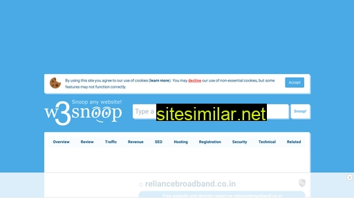 Reliancebroadband similar sites