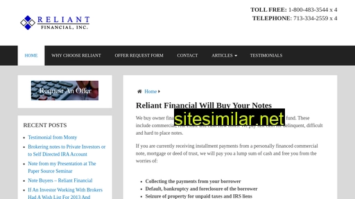 Reliantfinancial similar sites