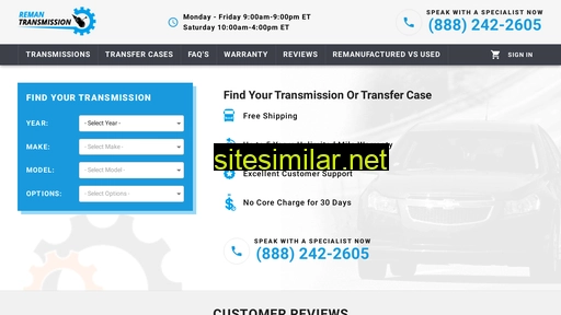 reman-transmission.com alternative sites