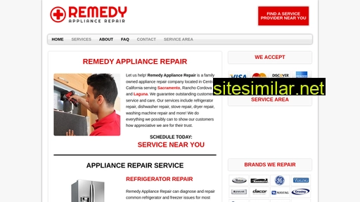 remedyapplianceca.com alternative sites